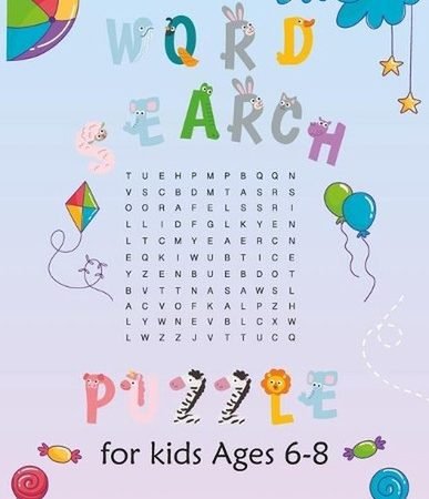 Word Search Puzzle for kids ages 6-8: Kids Word Search Puzzle Book ages 4-6 & 6-