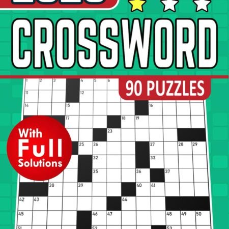 2025 Easy Crossword Puzzle Book for Adults and Seniors: 90 Puzzles - Enjoyable B