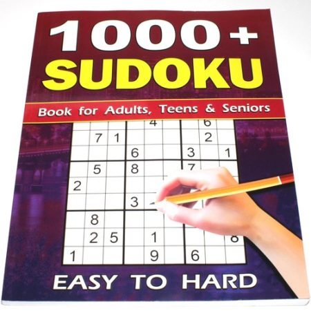 1000+ BIG Sudoku Puzzle Book for Adults Teens & Seniors : Easy To Hard (2023)