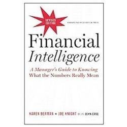 Financial Intelligence, - Hardcover, by Berman Karen; Knight - Very Good u