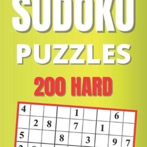 Sudoku Puzzles 200 hard: large print sudoku book for Seniors & Adults by Funafte