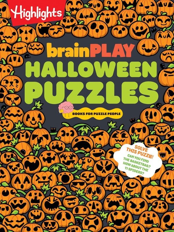 Brainplay Halloween Puzzles: over 200 Spell-Binding Mazes, Halloween Fill in the