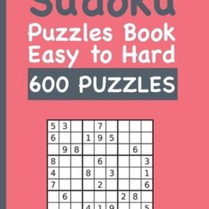 Sudoku Puzzles Book Easy to Hard 600 PUZZLES: Big Sudoku Book for Adults and Tee