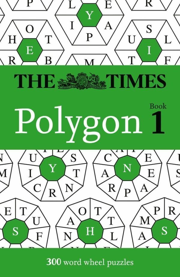 The Times Polygon Book 1: 300 Word Wheel Puzzles by The Times Mind Games Paperba