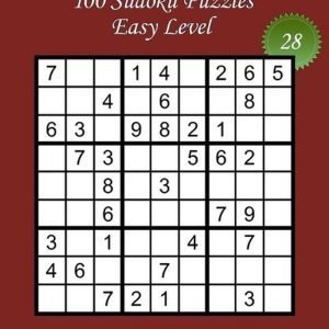 Sudoku Large Print for Adults - Easy Level - N28: 100 Easy Sudoku Puzzles - Puzz