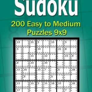 Killer Sudoku Puzzle Book for Adults: 200 Easy to Medium Puzzles 9x9 (Volume 1)
