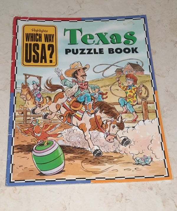 Highlights Which Way USA Texas Puzzle Book Magazine