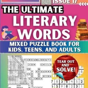 The Ultimate Literary Words Mixed Puzzle Book for Kids, Teens, and Adults: 16 Ty