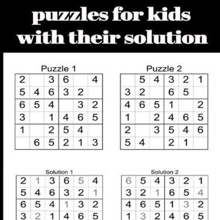 200 Sudoku puzzles for kids with their solution: Sudoku puzzles books for kids b