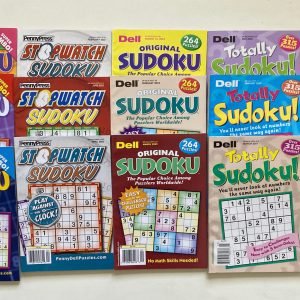 Lot of 8 Dell Penny Press Sudoku Puzzle Lot of 8 Dell Penny Press Sudoku Puzzle