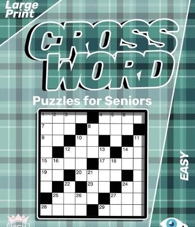 Xineb Paper Easy CrossWord Puzzles For Seniors Large Print 2023 (Paperback)
