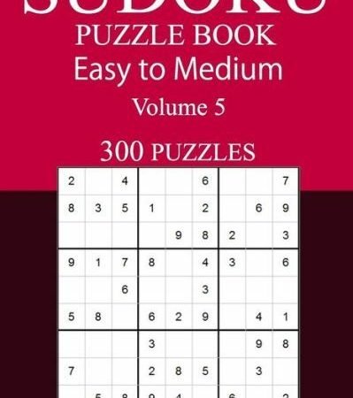 300 Easy To Medium Sudoku Puzzle Book