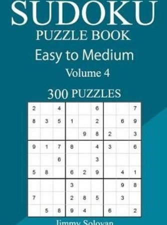 300 Easy To Medium Sudoku Puzzle Book
