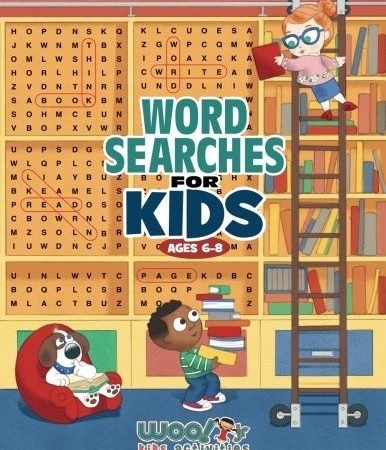WORD SEARCH FOR KIDS AGES 6-8: REPRODUCIBLE WORKSHEETS FOR By Woo! Jr. Kids NEW