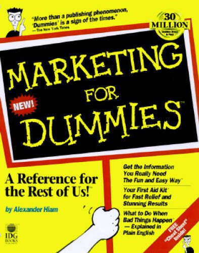 Marketing For Dummies (For Dummies (Lifestyles Paperback)) - Paperback - GOOD