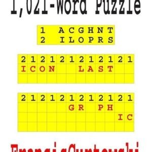 1,021-Word Puzzle by Francis Gurtowski (English) Paperback Book