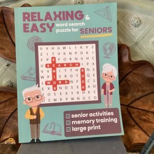 relaxing and easy word search for seniors Large Print Memory Care 50 Puzzles