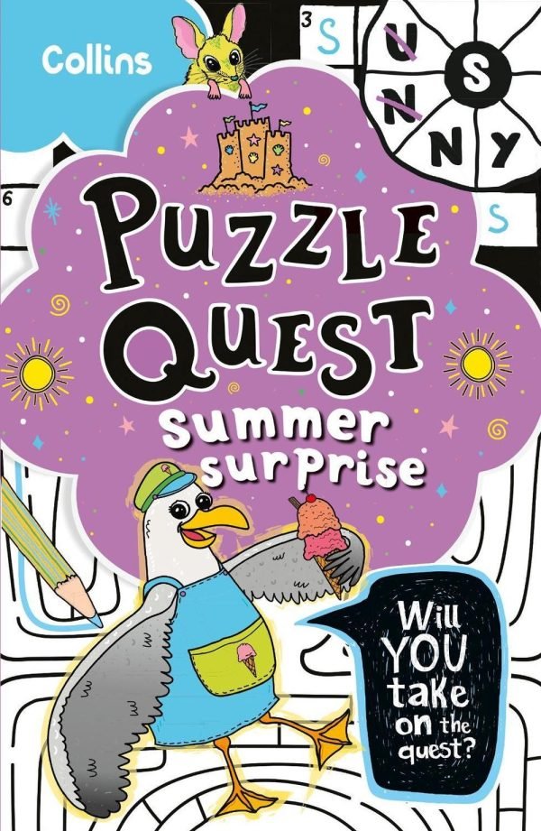Puzzle Quest Summer Surprise: Mystery Puzzles for Kids by Kia Marie Hunt (Englis