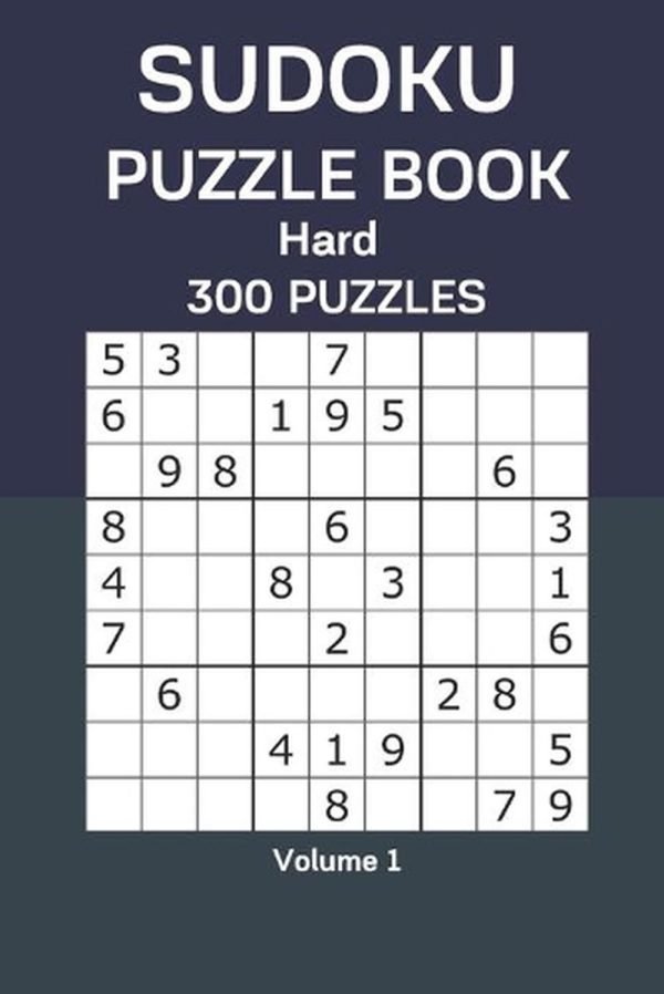 Sudoku Puzzle Book Hard: 300 Puzzles Volume 1 by James Watts Paperback Book