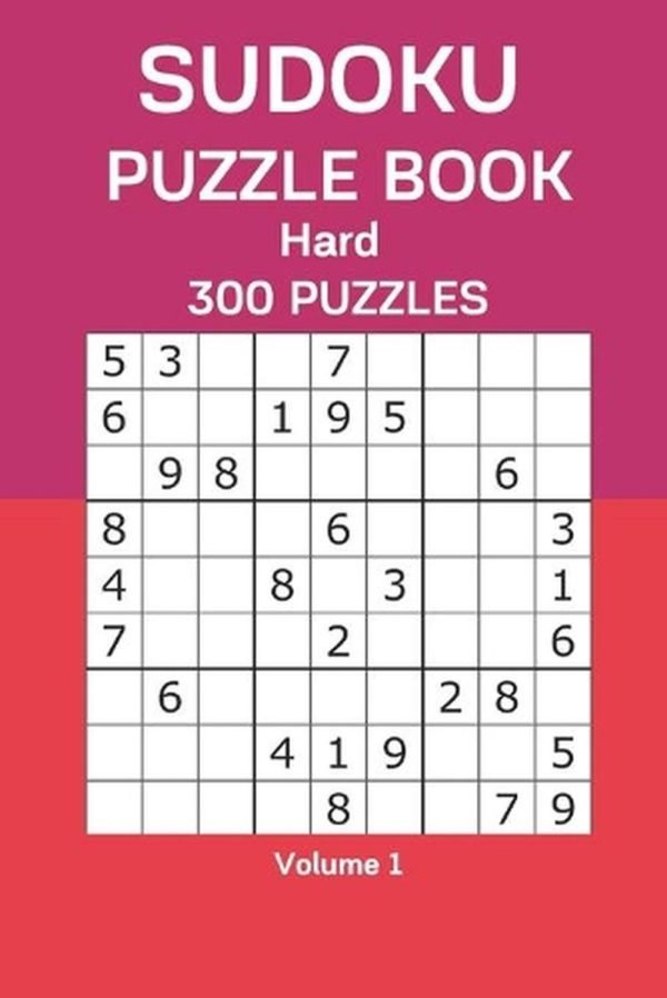 Sudoku Puzzle Book Hard: 300 Puzzles Volume 1 by James Watts Paperback Book