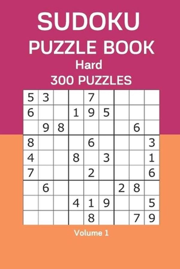Sudoku Puzzle Book Hard: 300 Puzzles Volume 1 by James Watts Paperback Book