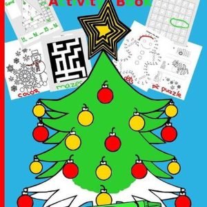 Christmas Activity Book for Kids 4-6: Brain Teaser for kids Simple Word Search p