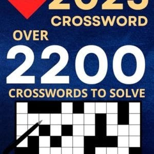 2025 Crossword Puzzle Book For Adults, Teens And Senior... by Publisher, Ominata
