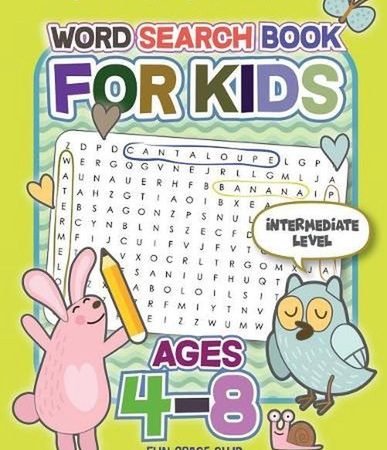Word Search Books for Kids Ages 4-8: Circle a Word Puzzle Books Word Search for