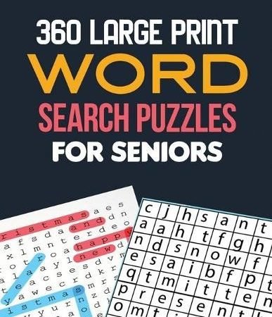 Voloxx Studio 360 Large Print Word Search Puzzles for Seniors (Paperback)