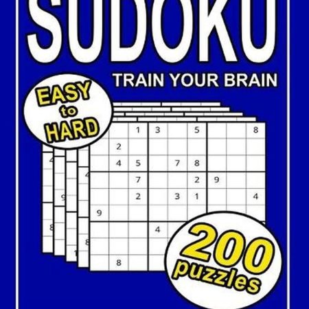 200 Sudoku Puzzles Easy to Hard: Sudoku puzzle book for Adults to Train your Bra