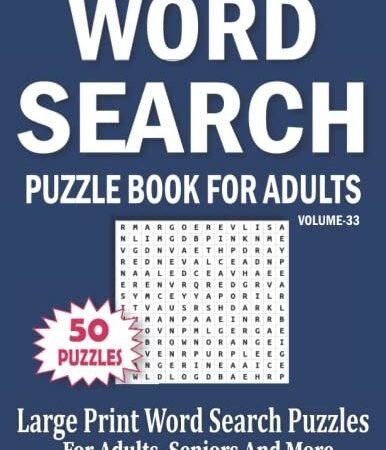 Word Search Puzzle Book For Adults: Large Print Word ... by Publishing, Wininily