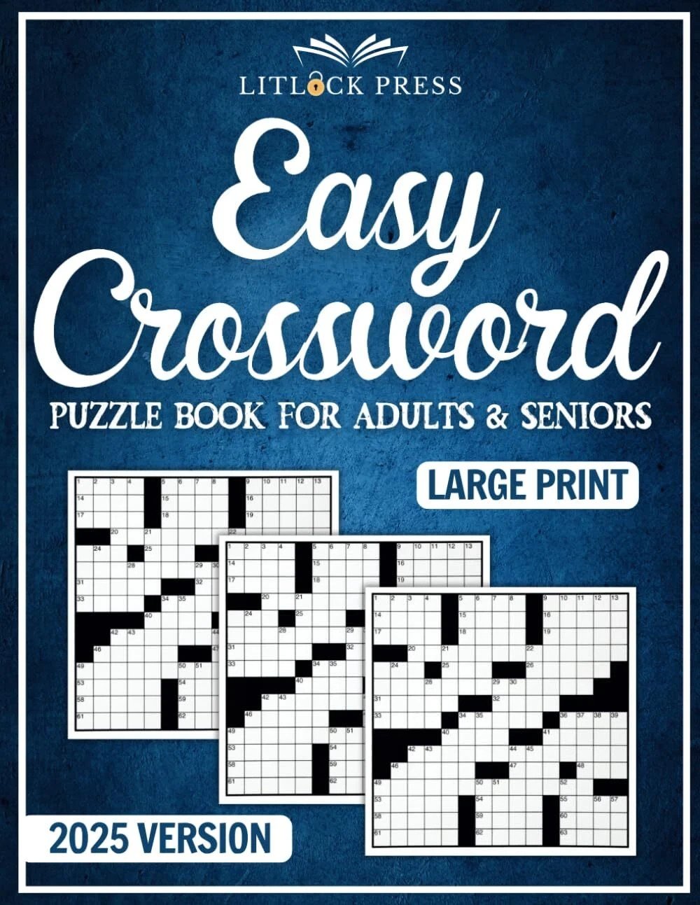 Easy Crossword Puzzle Book for Adults & Seniors Large Print