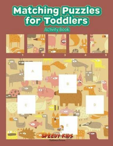Matching Puzzles for Toddlers Activity Book, Paperback by Speedy Kids, Brand ...