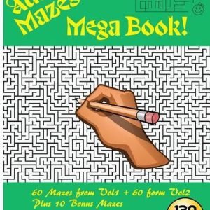 Adult Maze Book: Mega Adult Mazes Puzzle Book by Alla Maguire (English) Paperbac