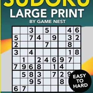 Sudoku Large Print 101 Puzzles Easy To Hard: One Puzzle Per Page - Easy, Me...