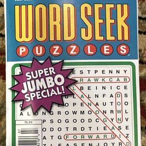 Penny Press Word Seek Puzzles Digest SIze July 2025