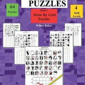 Artistic Puzzles: Draw By Grid by Wilma Baker: New