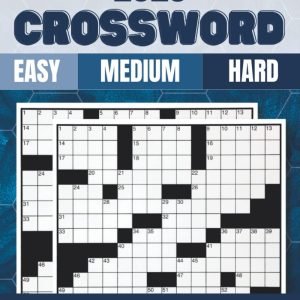 2023 Crossword Puzzle Books For Adults: Large Print Crossword Puzzles For Senior