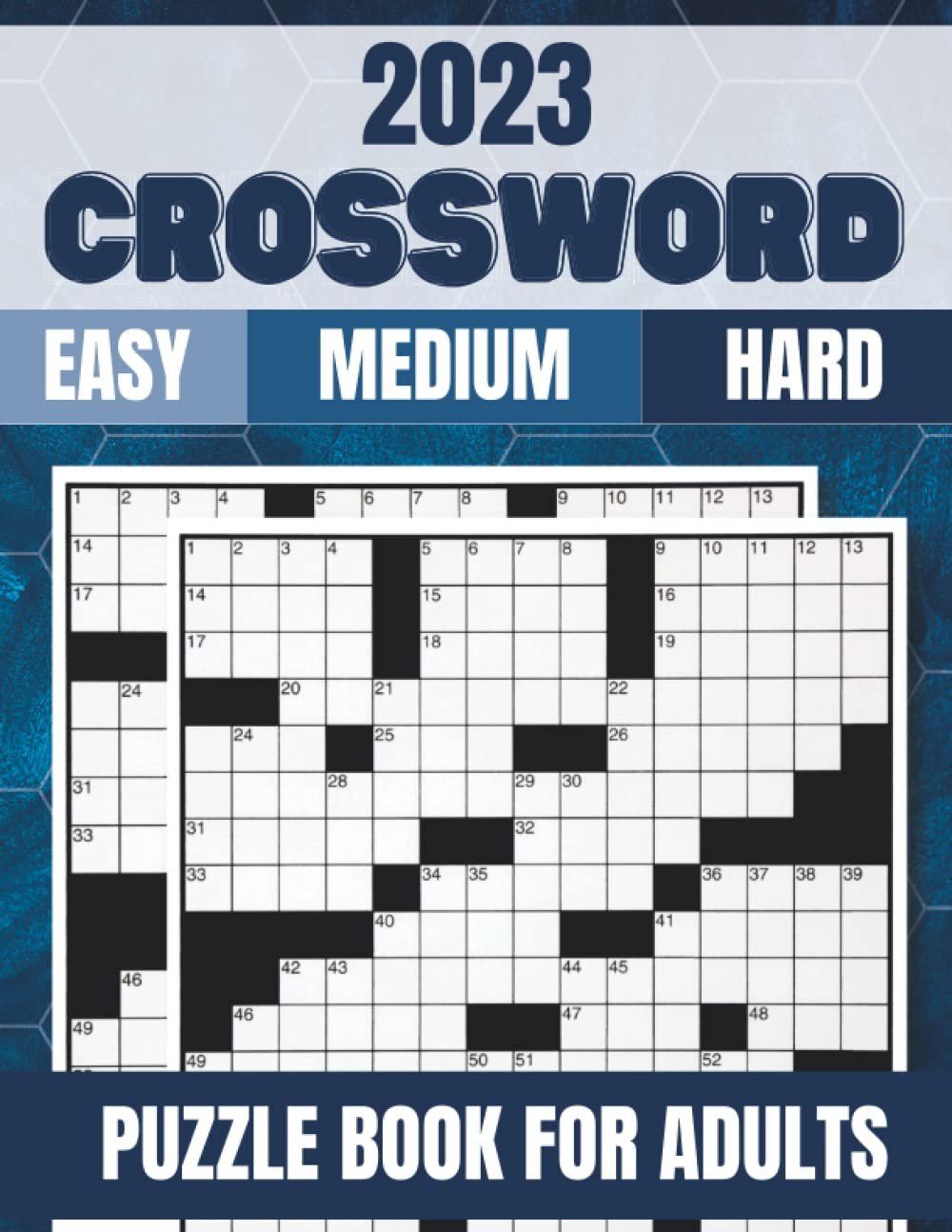 2023 Crossword Puzzle Books For Adults: Large Print Crossword Puzzles For Senior