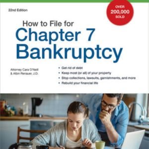 How to File for Chapter 7 Bankruptcy - Paperback - GOOD