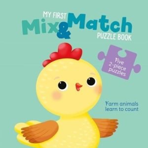My First Mix & Match Puzzle Book Farm An Little Genius Books Board Book
