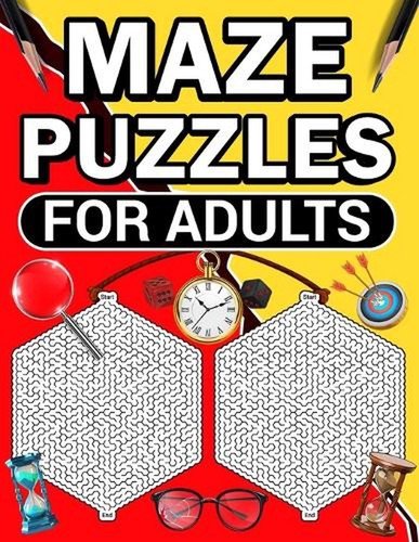 Maze puzzles for adults: A captivating and easy-to-read maze challenge with our
