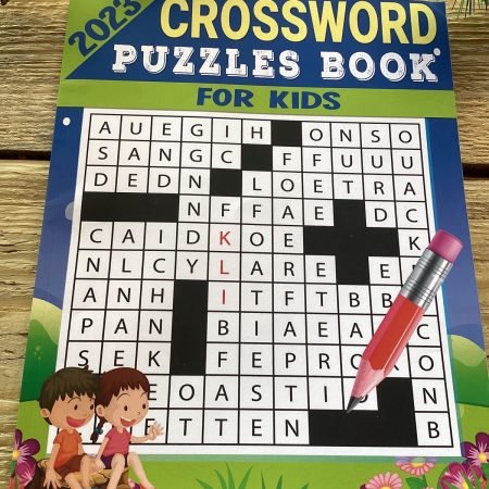 2023 Crossword Puzzles Book For Kids