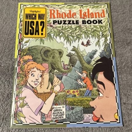 Which Way Usa Rhode Island Puzzle Book Highlights Unused