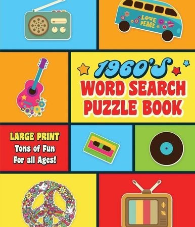 1960's Word Search Puzzle Book: Large Print Word Search Books for Seniors, A...