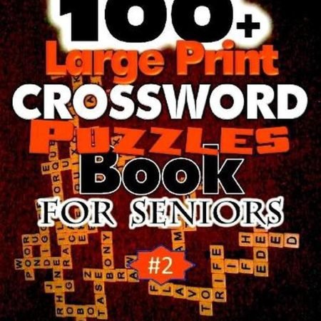 100+ Large Print Crossword Puzzle Book for Seniors by Jay Johnson (English) Pape