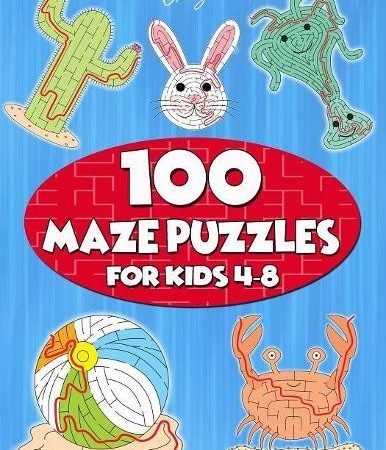 Vunzi Press 100 Maze Puzzles for Kids 4-8 (Paperback) Books for Kids (UK IMPORT)