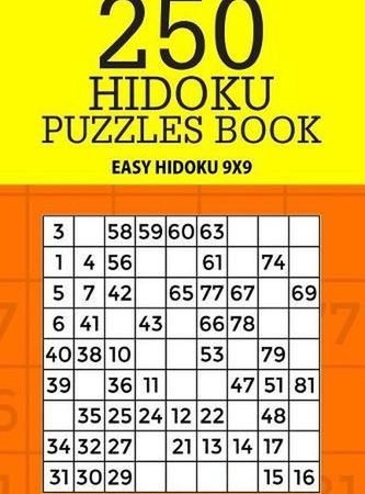 250 Hidoku Puzzle Book: Easy Hidoku 9x9 by Mindful Puzzle Books (English) Paperb