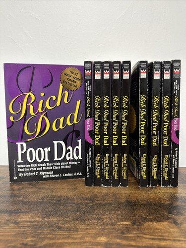 Guided Reading lot of 10 Rich Dad Poor Dad by Robert T. Kiyosaki Softcover