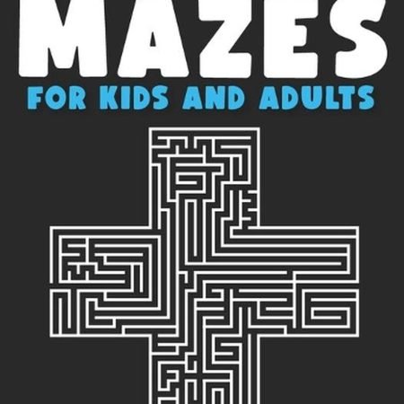 150 Mazes For Kids & Adults: Amazing Maze Activity Book, Large Size Pages (8.5''